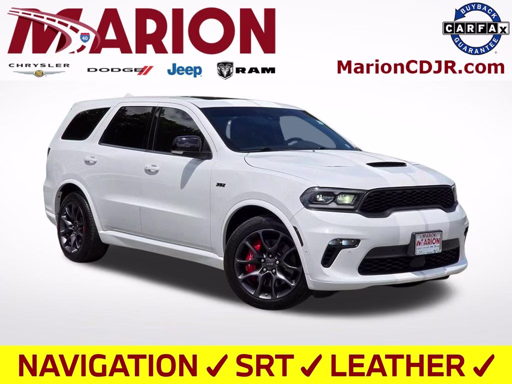 2021 White Knuckle Clearcoat Dodge Durango SRT 392 AWD SUV