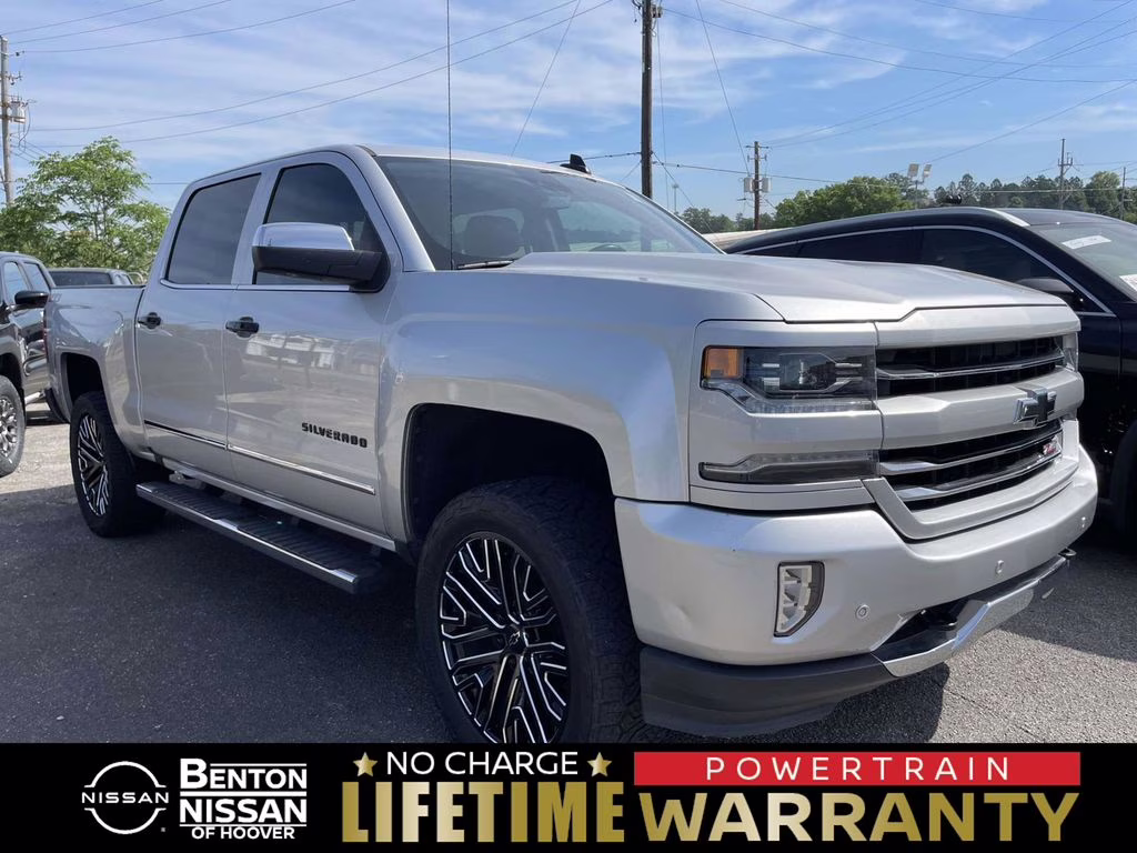 2018 Silver Ice Metallic Chevrolet Silverado 1500 LTZ 4X4 Truck
