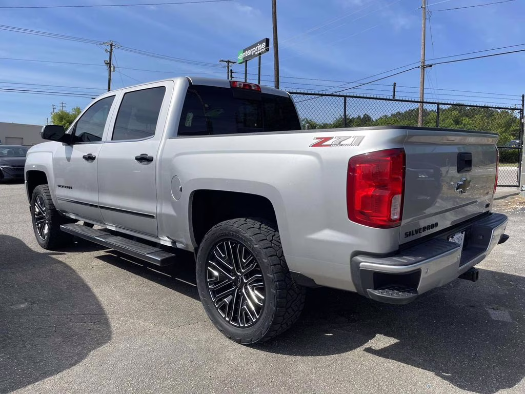 2018 Silver Ice Metallic Chevrolet Silverado 1500 LTZ 4X4 Truck