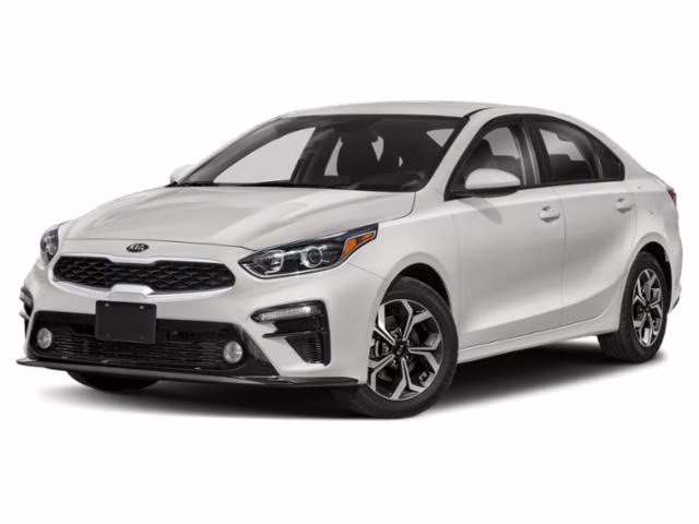 2021 Snow White Pearl Kia Forte LXS FWD Sedan