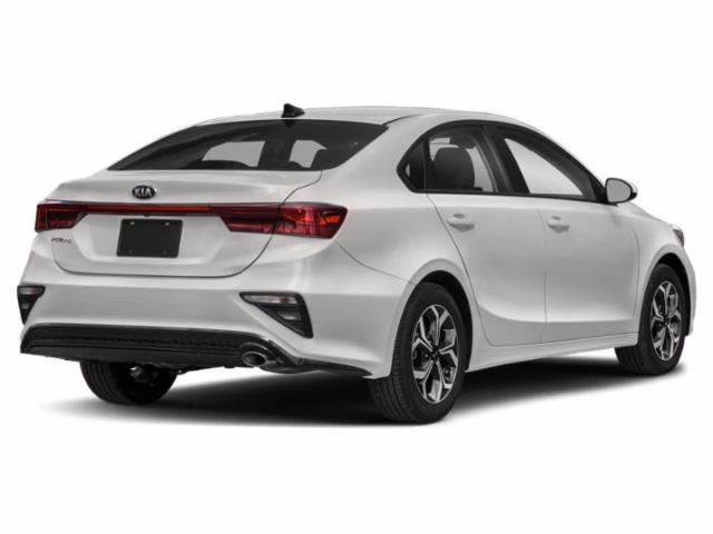 2021 Snow White Pearl Kia Forte LXS FWD Sedan