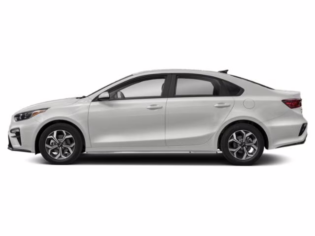 2021 Snow White Pearl Kia Forte LXS FWD Sedan