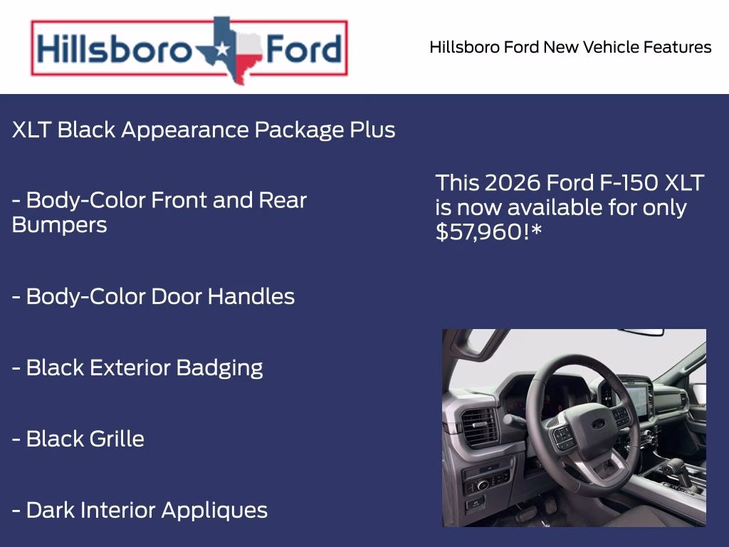 2026 Ruby Red Metallic Tinted Clearcoat Ford F-150 XLT 4X4 Truck