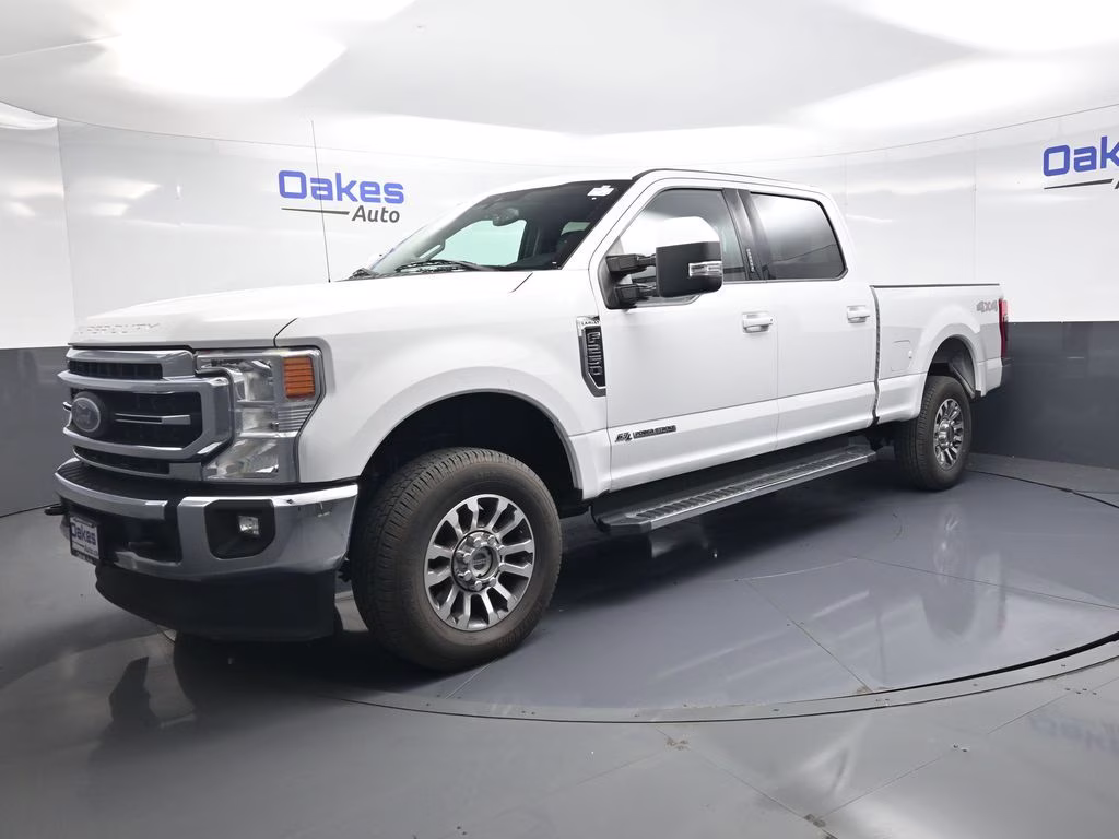 2021 Oxford White Ford Super Duty F-250 SRW Lariat 4X4 Truck