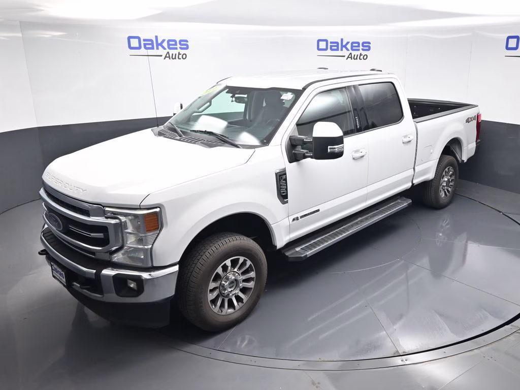 2021 Oxford White Ford Super Duty F-250 SRW Lariat 4X4 Truck