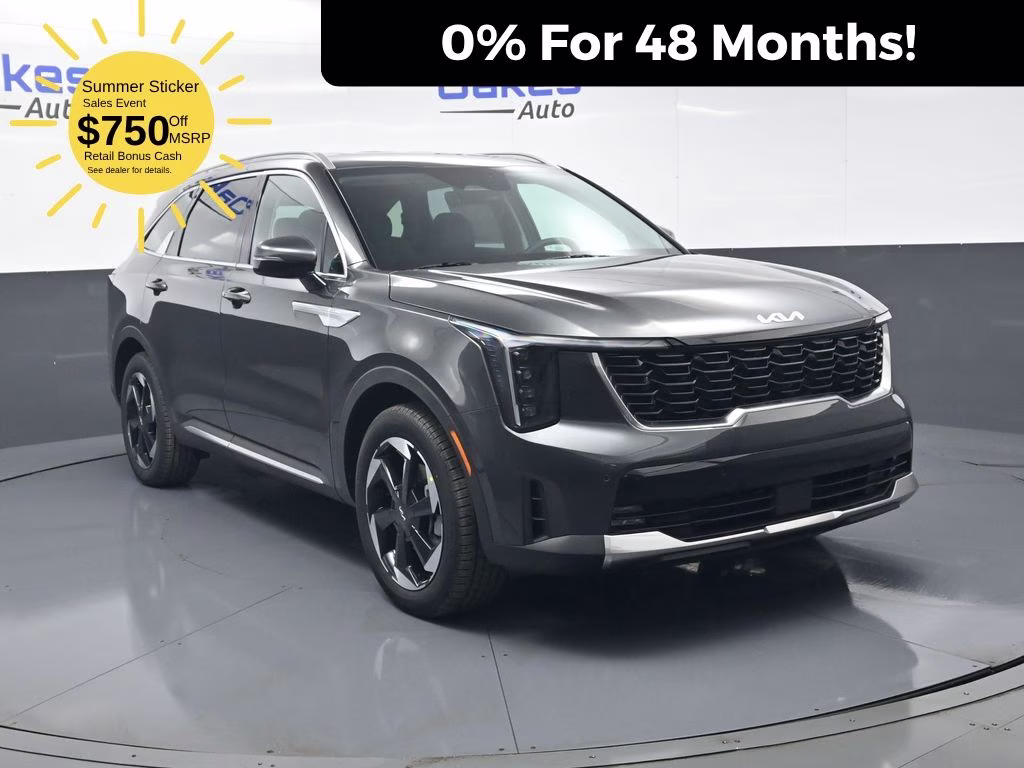 2026 Interstellar Gray Kia Sorento Hybrid EX AWD SUV