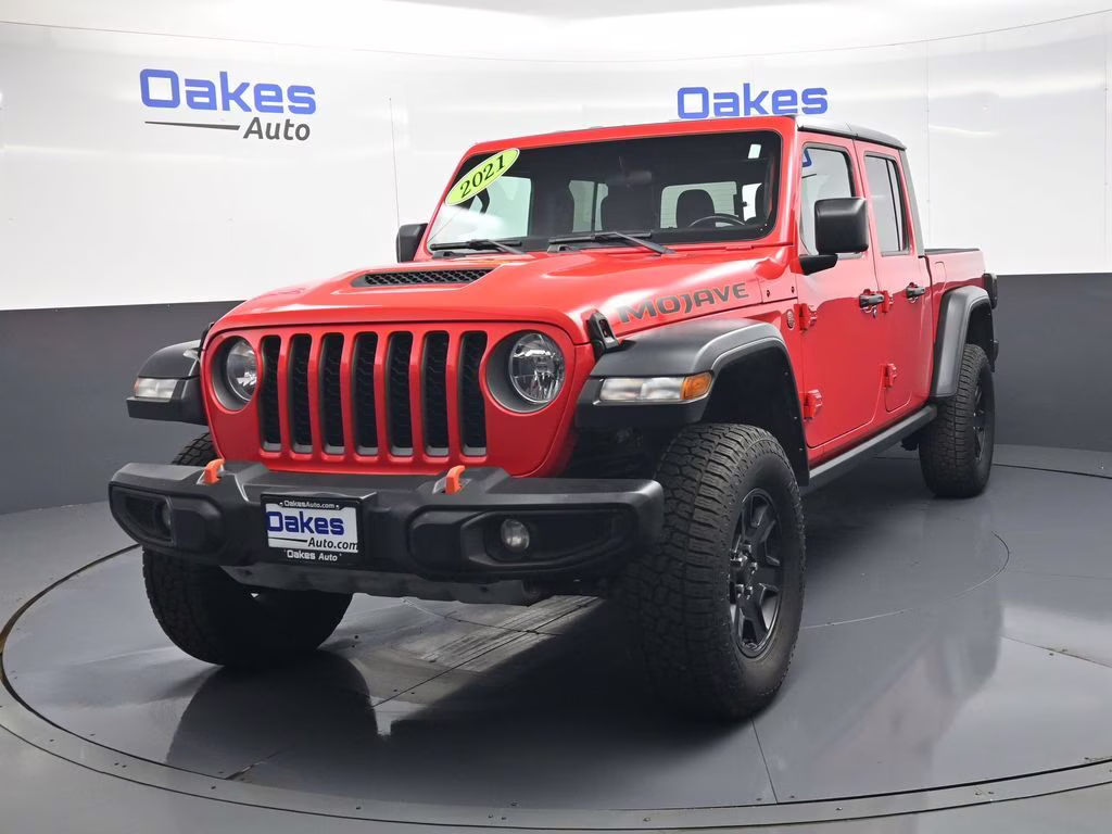 2021 Firecracker Red Clearcoat Jeep Gladiator Mojave 4x4 Customer Preferred Package 24D 4X4 Truck