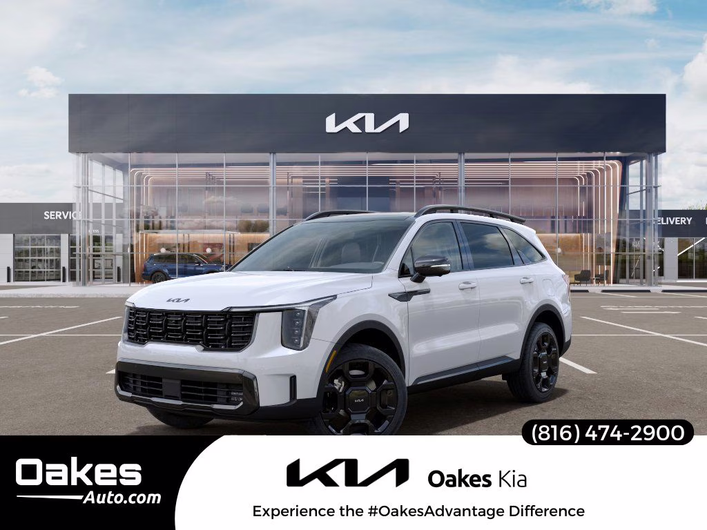 2026 Snow White Pearl Kia Sorento Hybrid X-Line SX Prestige AWD SUV