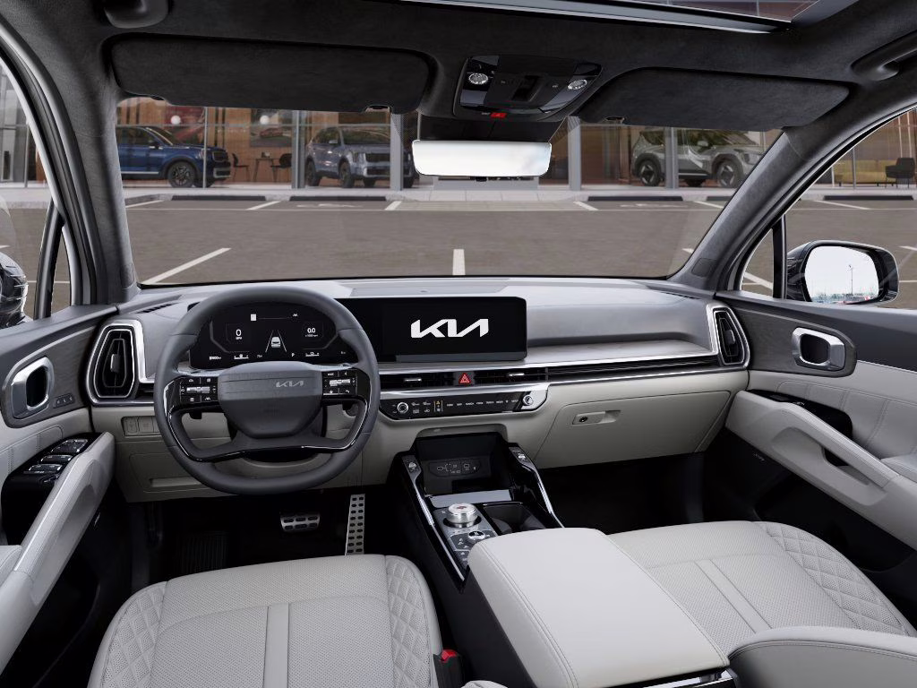 2026 Snow White Pearl Kia Sorento Hybrid X-Line SX Prestige AWD SUV