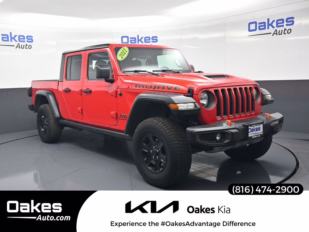 2021 Firecracker Red Clearcoat Jeep Gladiator Mojave 4x4 Customer Preferred Package 24D 4X4 Truck