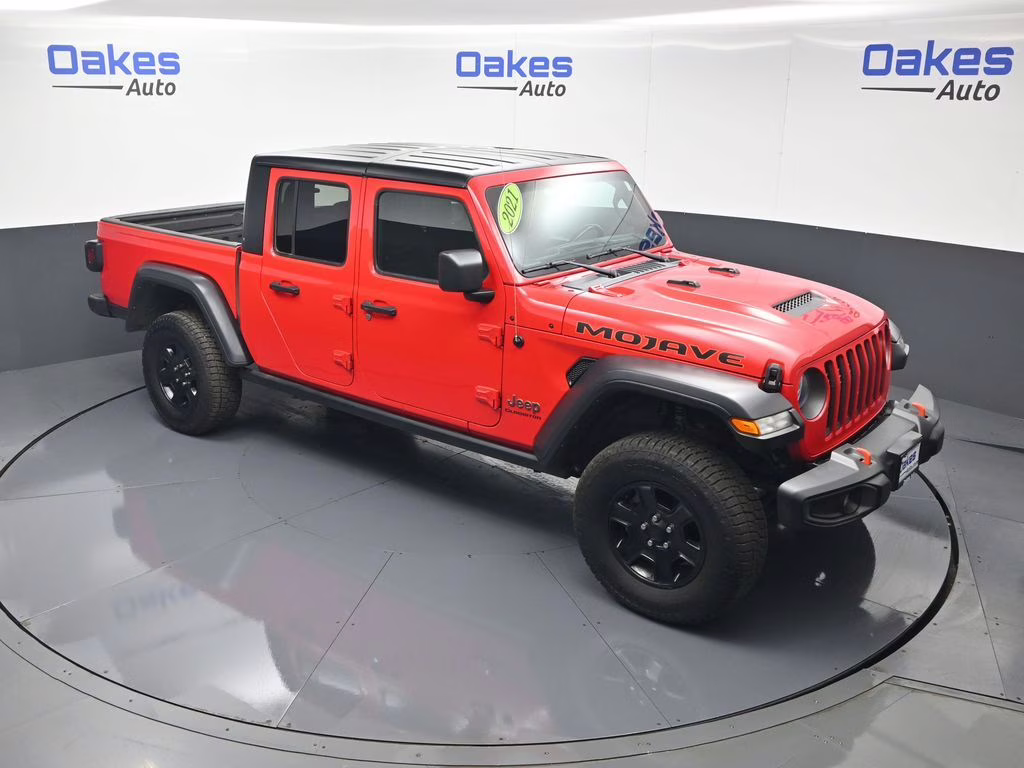 2021 Firecracker Red Clearcoat Jeep Gladiator Mojave 4x4 Customer Preferred Package 24D 4X4 Truck