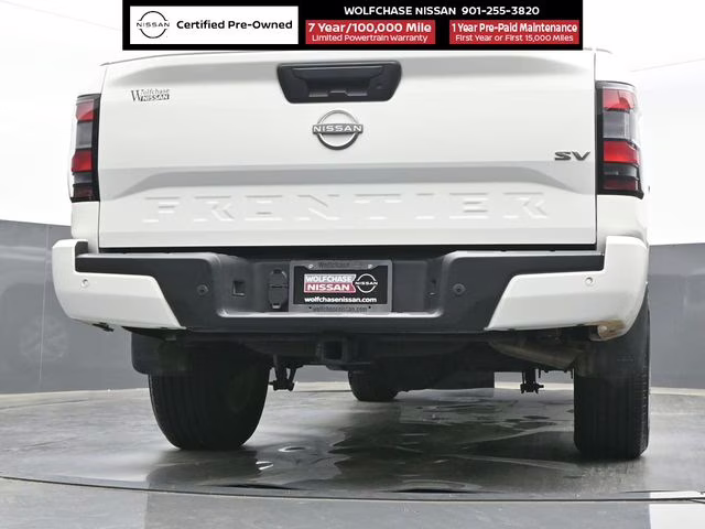 2024 Glacier White Nissan Frontier SV RWD Truck