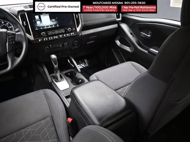 2025 Glacier White Nissan Frontier SV RWD Truck