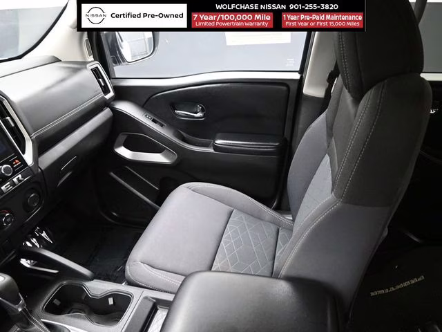 2025 Glacier White Nissan Frontier SV RWD Truck