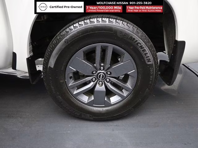 2025 Glacier White Nissan Frontier SV RWD Truck