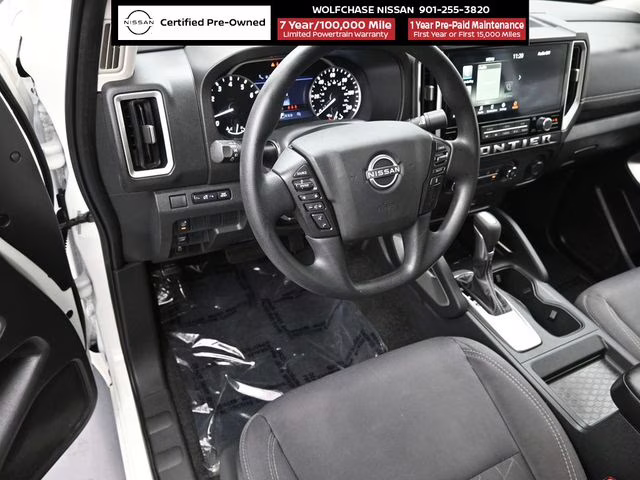 2025 Glacier White Nissan Frontier SV RWD Truck