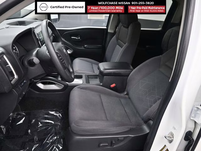 2025 Glacier White Nissan Frontier SV RWD Truck