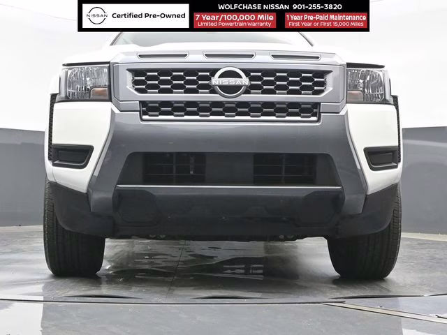 2025 Glacier White Nissan Frontier SV RWD Truck