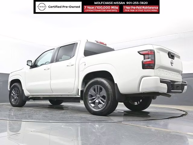 2025 Glacier White Nissan Frontier SV RWD Truck