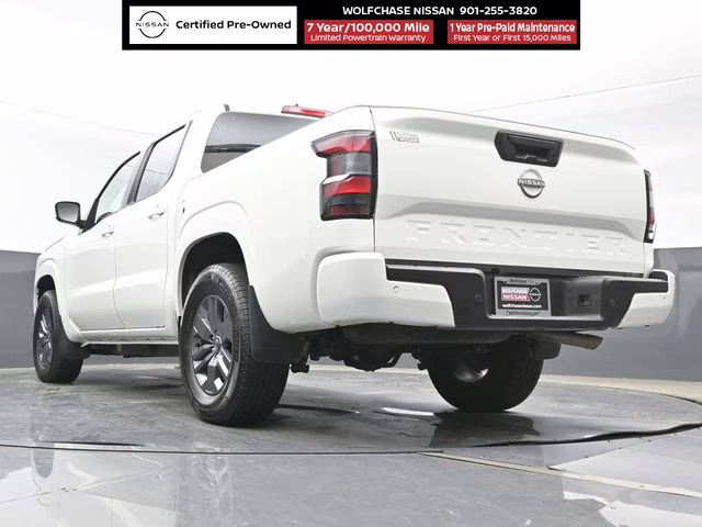 2025 Glacier White Nissan Frontier SV RWD Truck