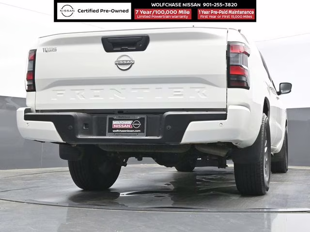 2025 Glacier White Nissan Frontier SV RWD Truck