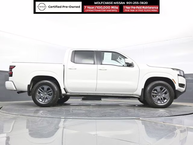 2025 Glacier White Nissan Frontier SV RWD Truck