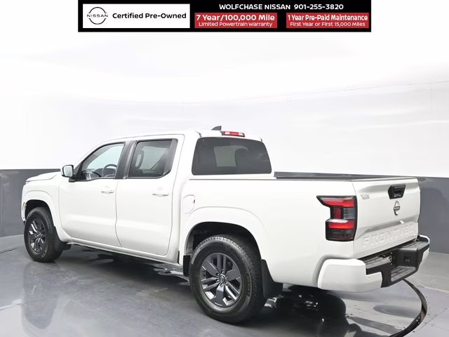 2025 Glacier White Nissan Frontier SV RWD Truck