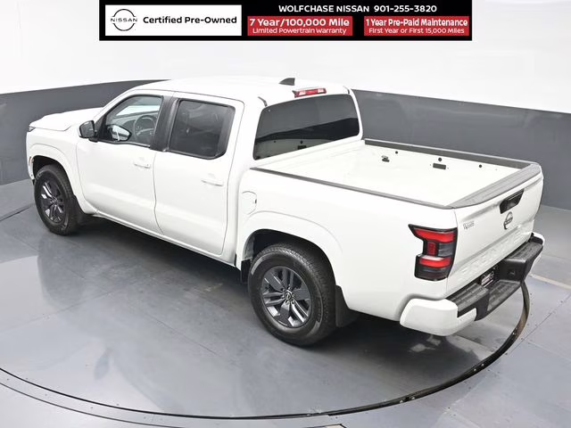 2025 Glacier White Nissan Frontier SV RWD Truck