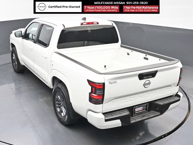 2025 Glacier White Nissan Frontier SV RWD Truck