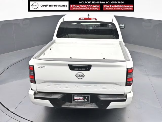 2025 Glacier White Nissan Frontier SV RWD Truck
