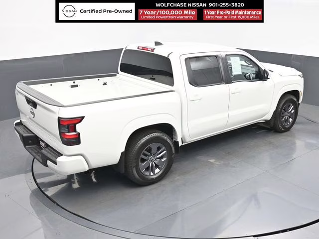 2025 Glacier White Nissan Frontier SV RWD Truck