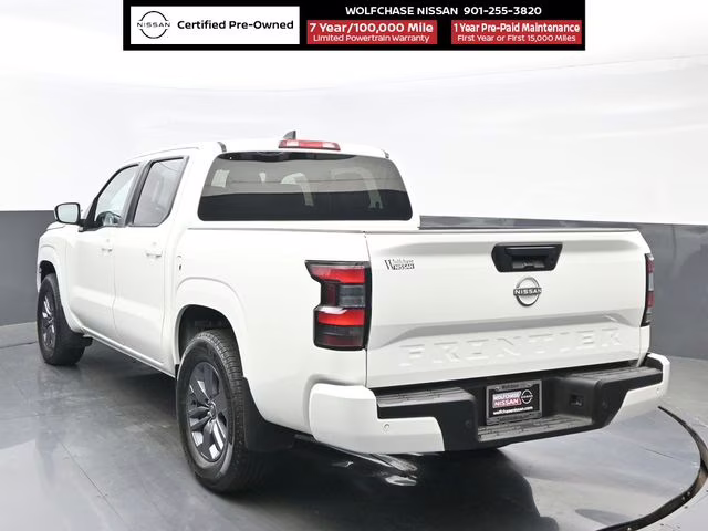 2025 Glacier White Nissan Frontier SV RWD Truck