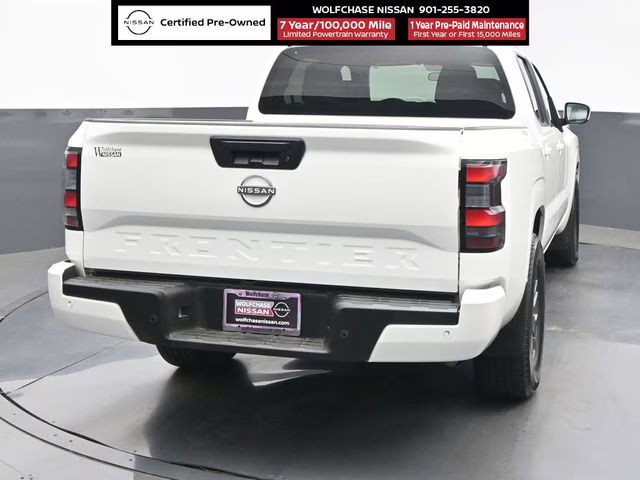 2025 Glacier White Nissan Frontier SV RWD Truck