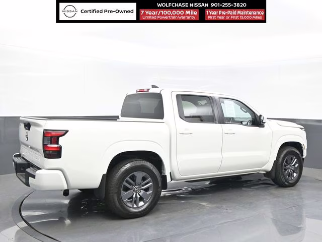 2025 Glacier White Nissan Frontier SV RWD Truck