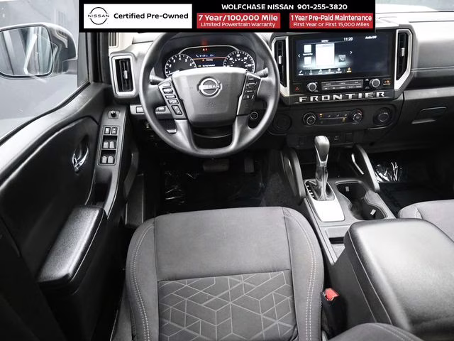 2025 Glacier White Nissan Frontier SV RWD Truck