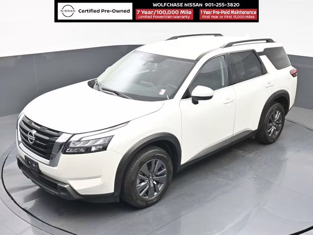 2024 Pearl White Tricoat Nissan Pathfinder SV 4X4 SUV