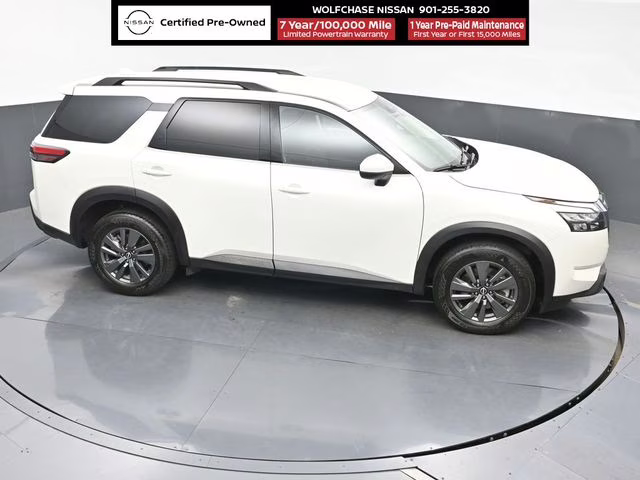 2024 Pearl White Tricoat Nissan Pathfinder SV 4X4 SUV