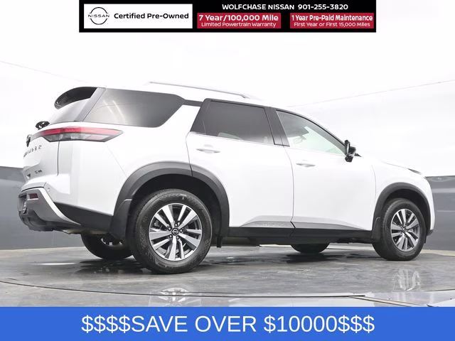 2025 Everest White Pearl Tricoat Nissan Pathfinder SL 4X4 SUV