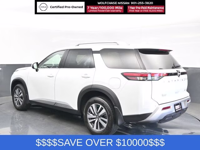 2025 Everest White Pearl Tricoat Nissan Pathfinder SL 4X4 SUV