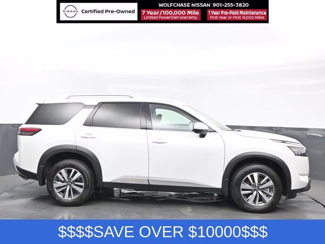 2025 Everest White Pearl Tricoat Nissan Pathfinder SL 4X4 SUV