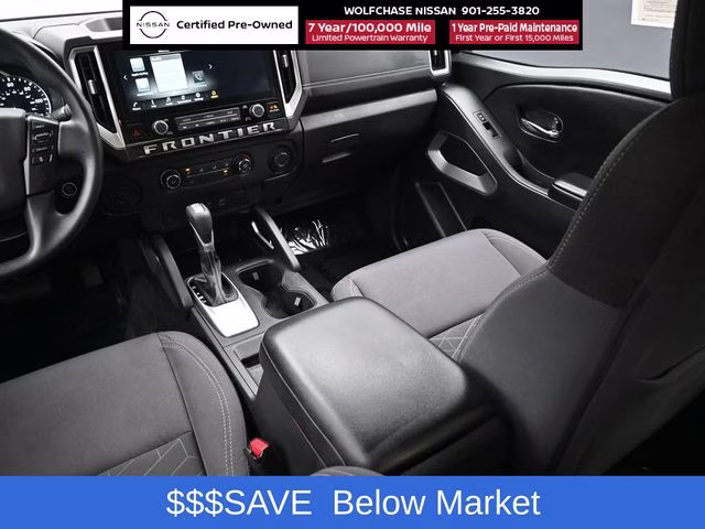 2025 Glacier White Nissan Frontier SV RWD Truck