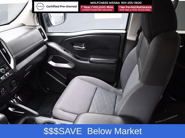 2025 Glacier White Nissan Frontier SV RWD Truck