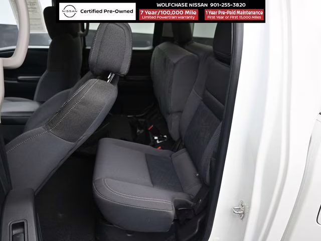 2025 Glacier White Nissan Frontier SV RWD Truck