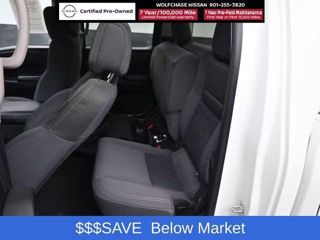 2025 Glacier White Nissan Frontier SV RWD Truck