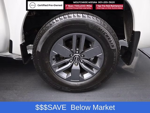 2025 Glacier White Nissan Frontier SV RWD Truck