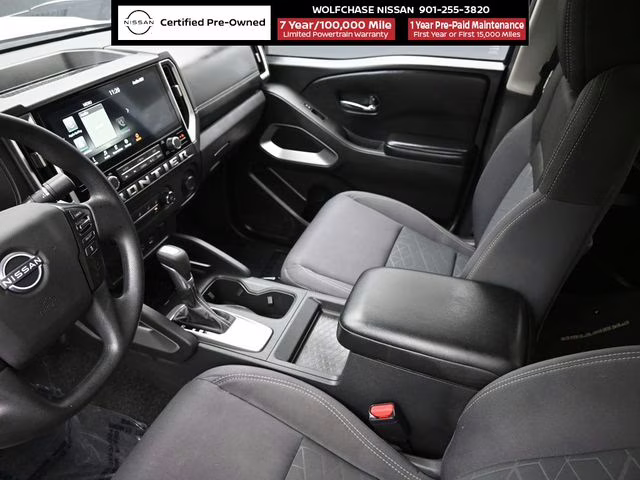 2025 Glacier White Nissan Frontier SV RWD Truck