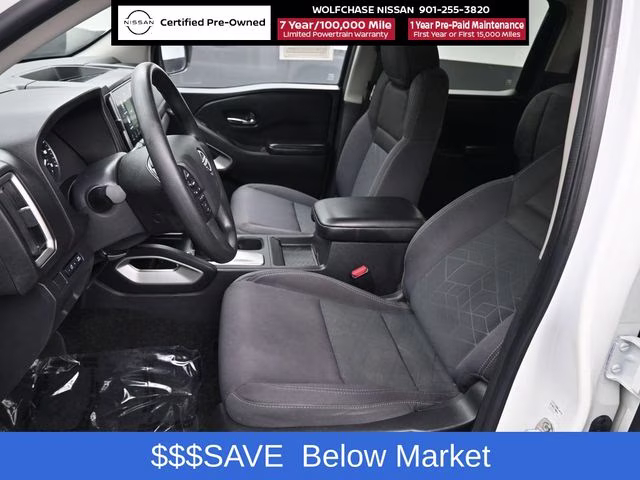 2025 Glacier White Nissan Frontier SV RWD Truck