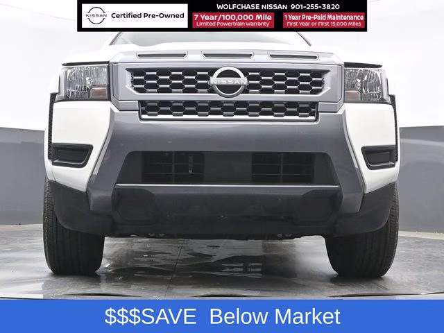 2025 Glacier White Nissan Frontier SV RWD Truck