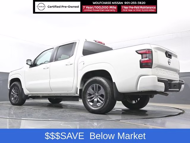 2025 Glacier White Nissan Frontier SV RWD Truck