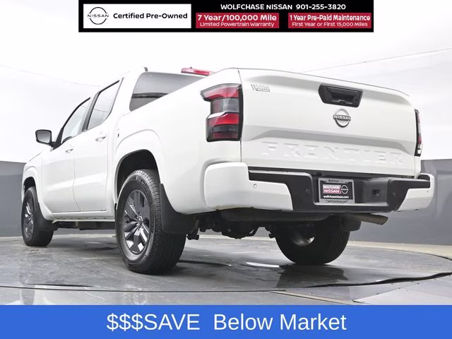 2025 Glacier White Nissan Frontier SV RWD Truck